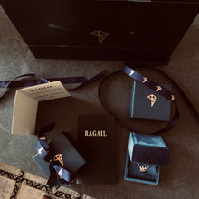 Load image into Gallery viewer, Monirah Rouge Enameled Bracelet, Arabic Spirit Name