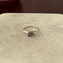 Load image into Gallery viewer, Initials Tiny Signet, Yellow Gold