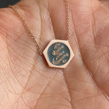 Load image into Gallery viewer, Gray Highly Enameled with Diamond, Arabic Spirit Name