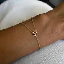 Load image into Gallery viewer, Alanoud Rouge Enameled Bracelet, Arabic Spirit Name