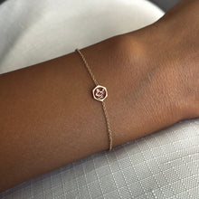 Load image into Gallery viewer, Monirah Rouge Enameled Bracelet, Arabic Spirit Name