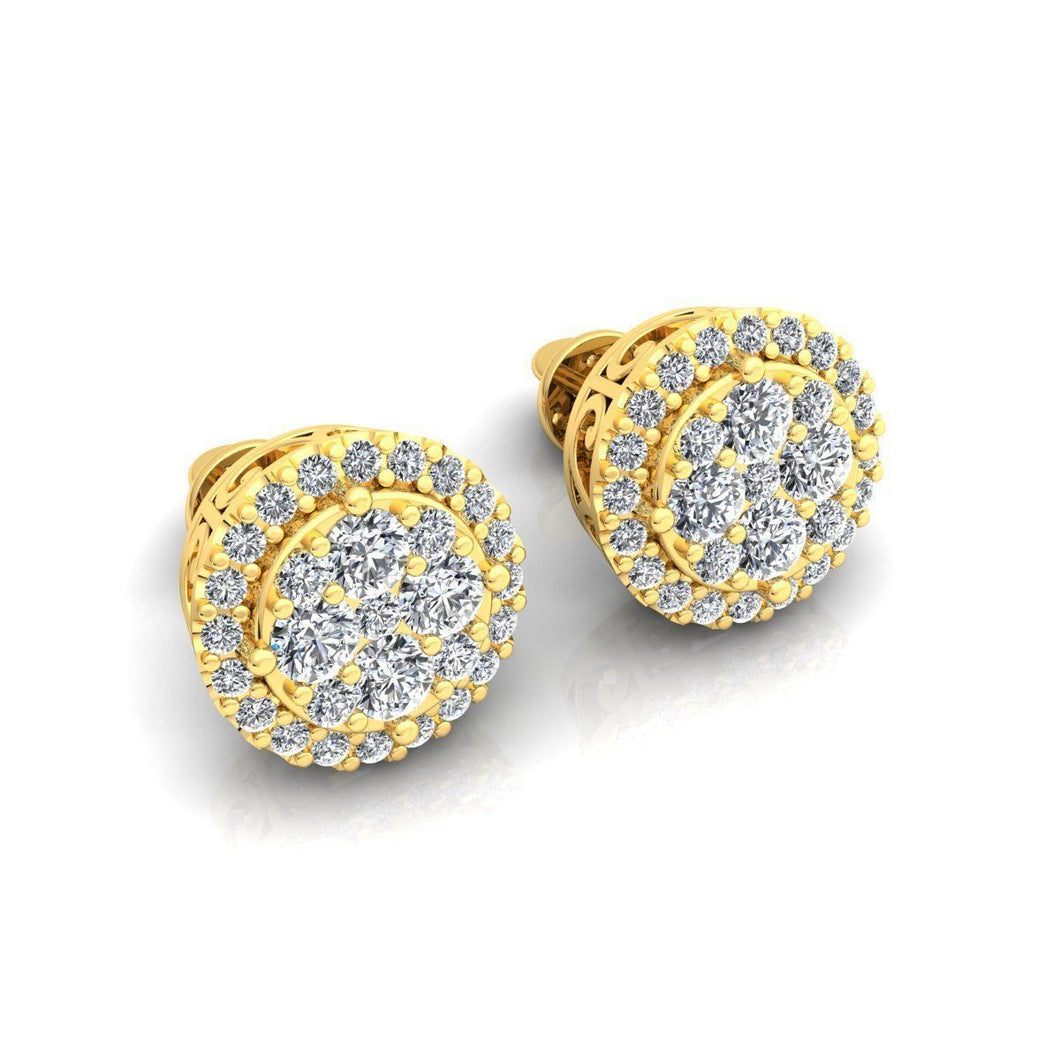 Stud Diamond Earrings