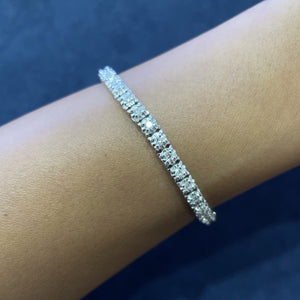 The Illusion Diamond Tennis Bracelet