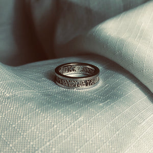 Al Masnad Customized Ring, White Gold