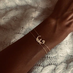 Arwa Arabic Spirit Name, Gold Bracelet