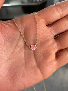 Sama Pink Enameled , Arabic Spirit Name