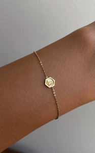 Anchor Arabic Spirit, Yellow Gold Bracelet