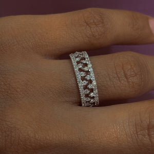 Let It Snow Diamond Ring