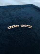 Load image into Gallery viewer, M9 Climber Earrings, Rose Gold and Diamonds
