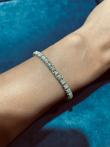 The Illusion Diamond Tennis Bracelet