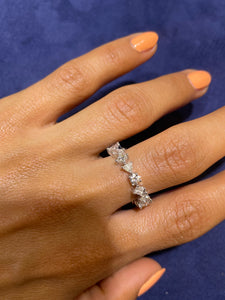 Let It Snow Multi Shape Diamond Small Ring