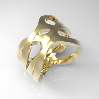 Gold Blaze Ring